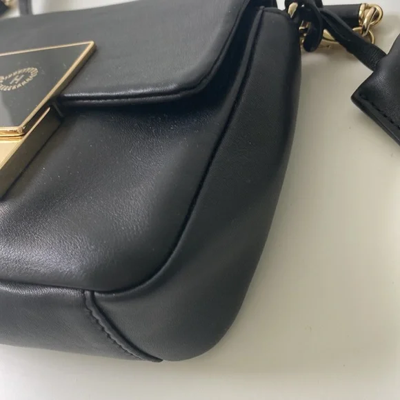 Anya Hindmark Cross Body Black Leather Bag - Picture 5 of 10